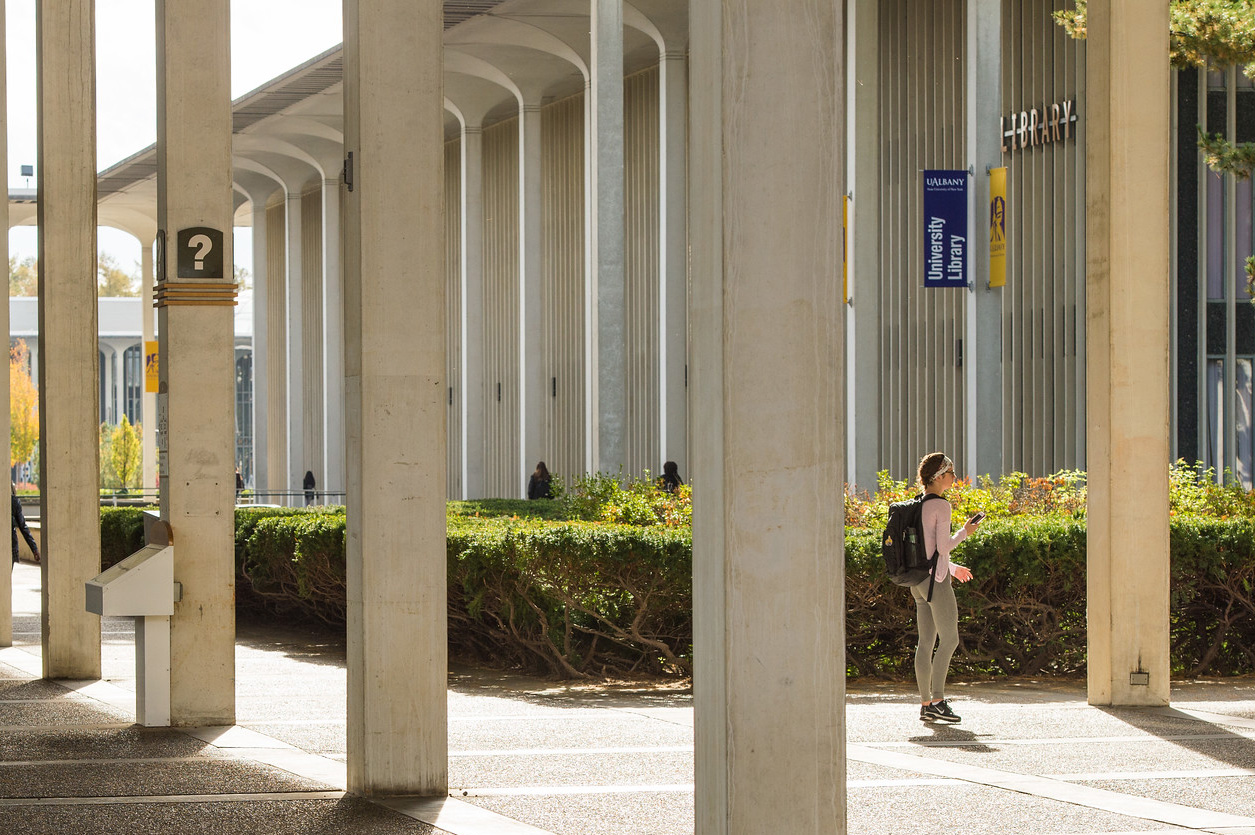 Exterior view of the University Library