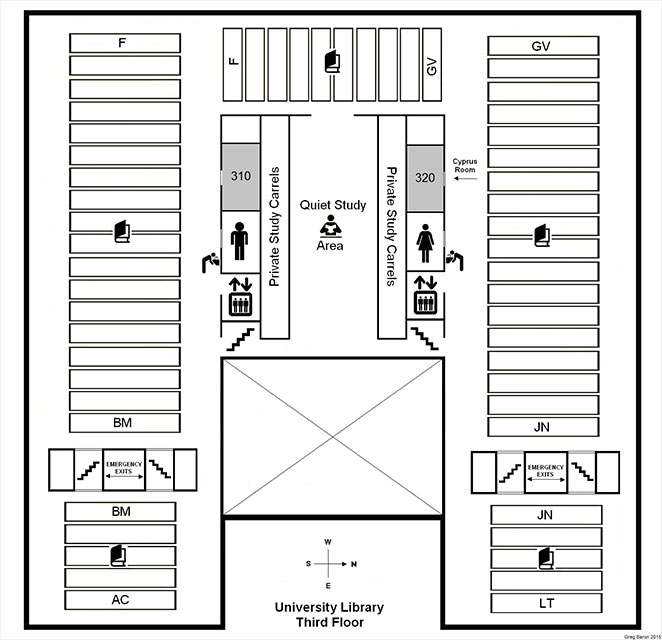 FLOOR MAP - University Libraries - Third Floor