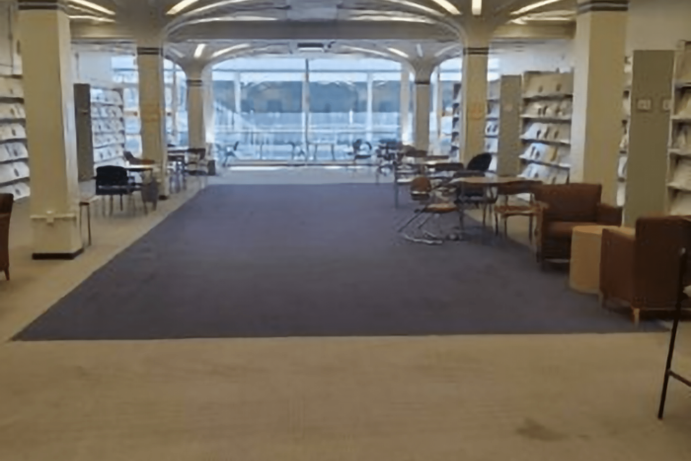 Current Periodicals Room before renovations