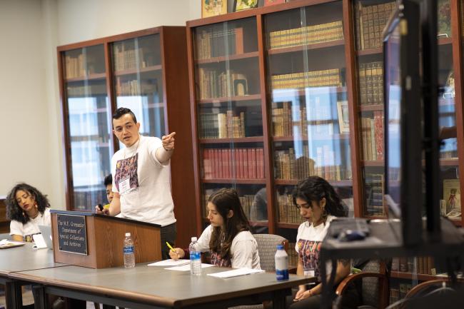 Panel discussion during UAlbany Showcase